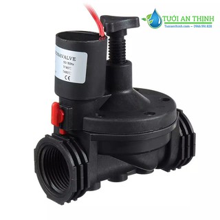 [BẢO HÀNH 6 THÁNG] Van điện từ thường đóng bằng nhựa phi 27mm dùng điện 220V thích hợp lắp ngoài trời