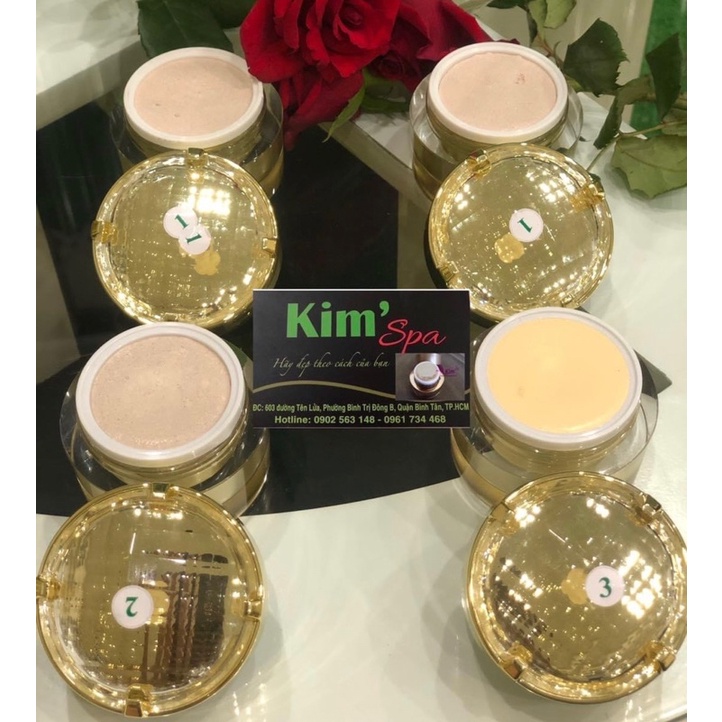 Kem Dưỡng Da Mặt Sau Tái Tạo Độc Quyền Kim Spa Số 33 Dưỡng Trắng Mịn Sáng Da