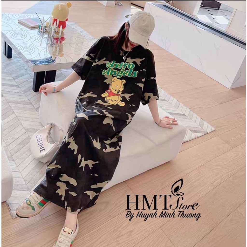 Đầm thun lính astro angels