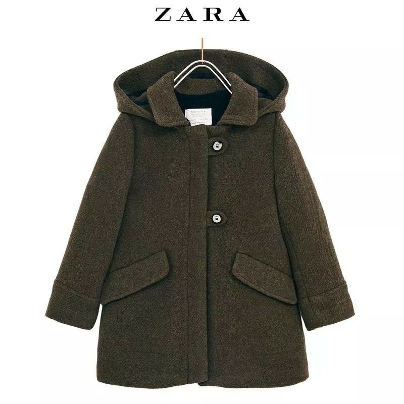 Sale Áo dạ màu rêu Zara xuất xịn cho bé