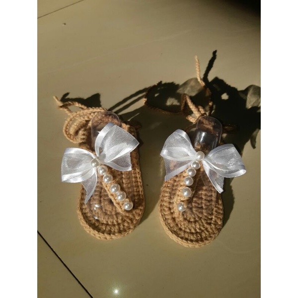 Giày len xỏ ngón cho bé gái 0-18m