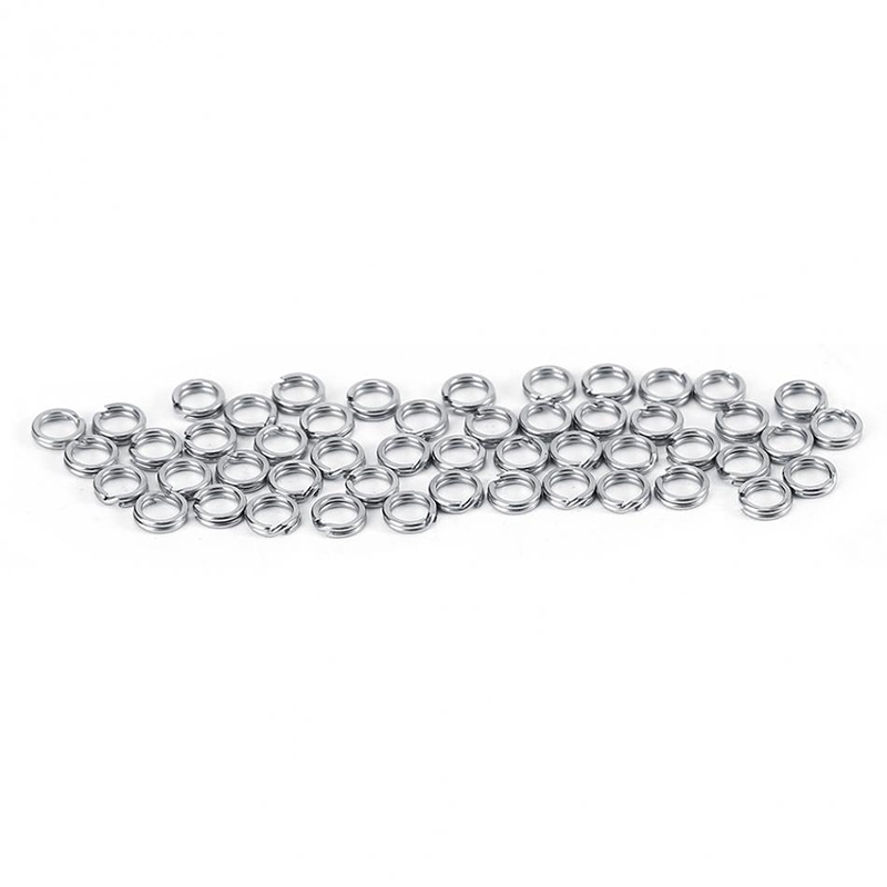 Set 50 Khuyên Nối Mồi Câu Cá Bằng Thép Không Gỉ tokushima