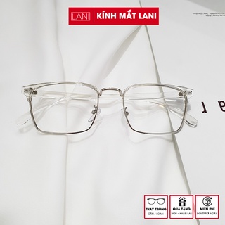 Gọng kính cận nam nữ dáng vuông càng nhựa dẻo nhiều màu Lani 6205 - Lắp Mắt Cận Theo Yêu Cầu
