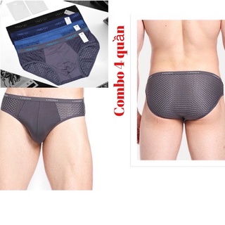Combo 4 Quần sịp lưới thông hơi - Quần sịp nam tam giác kháng khuẩn thoáng khí xuất nhật