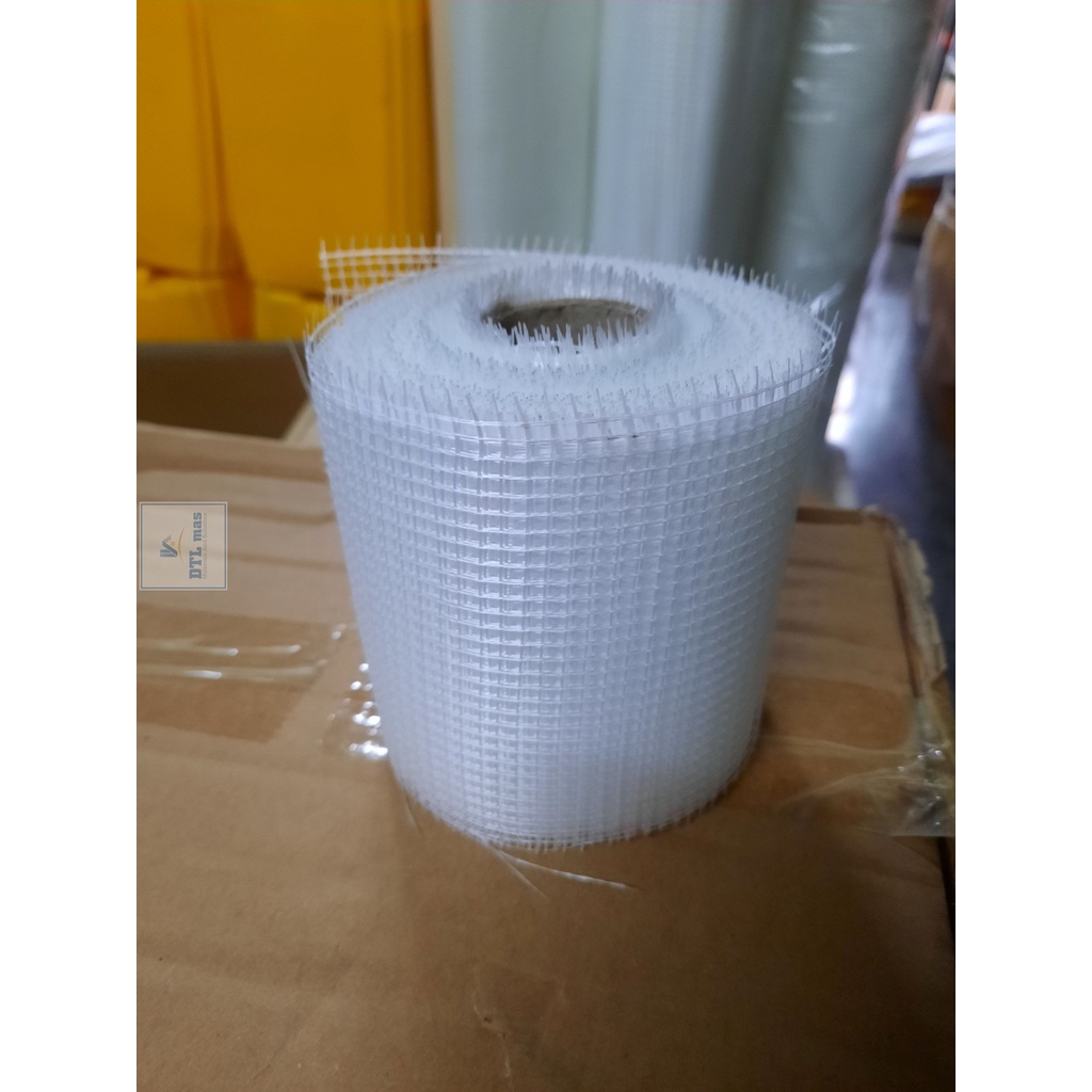 Lưới giá cố chống thấm, vết nứt, tường xây. Lưới thủy tinh - Mắt 3x3 - Cuộn 10cm x 50md 45g/m2