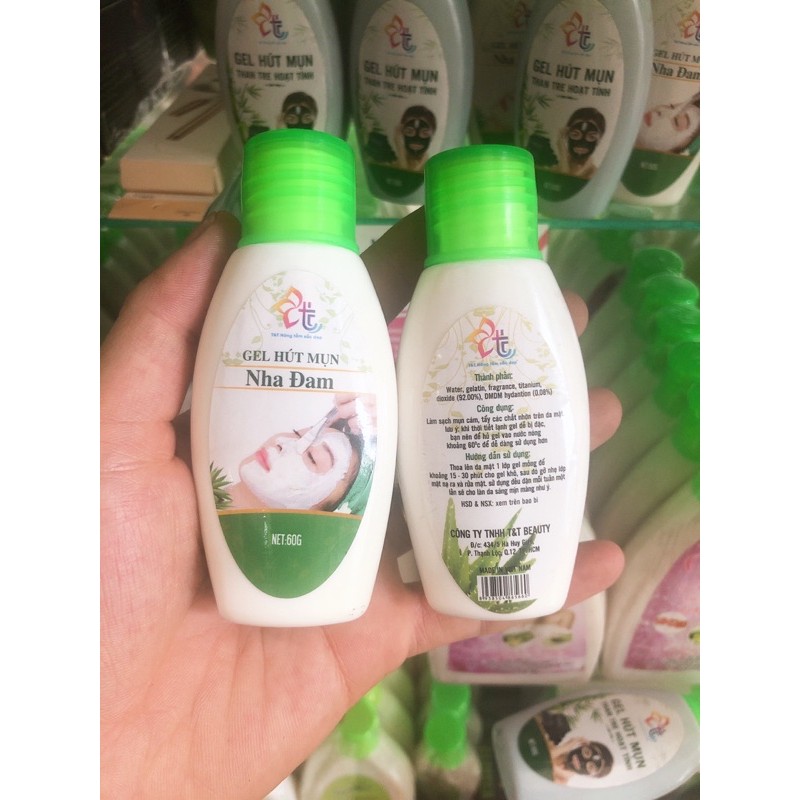 Gel lột mụn T&amp;T 60g (Nha đam, Than hoạt tính)