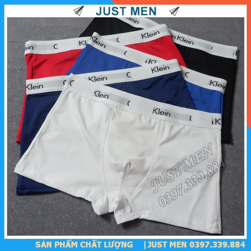 Quần lót nam boxer cao cấp co dãn 4 chiều thun lạnh chính phẩm, quần sịp xì đùi sexy thông hơi khử khuẩn | JM