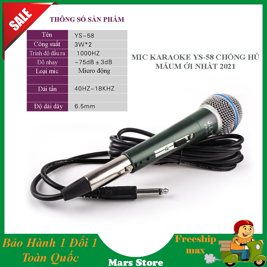 Micro Karaoke XINGMA AK-319 Chuyên Nghiệp Có Dây, Hát Karaoke Phòng Thu, Bắt Âm Tốt, Giọng Hay