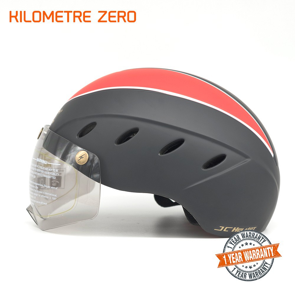 [CHÍNH HÃNG] Mũ Bảo Hiểm Thể Thao Royal JC Helmet JC04 Free Size Có Kính