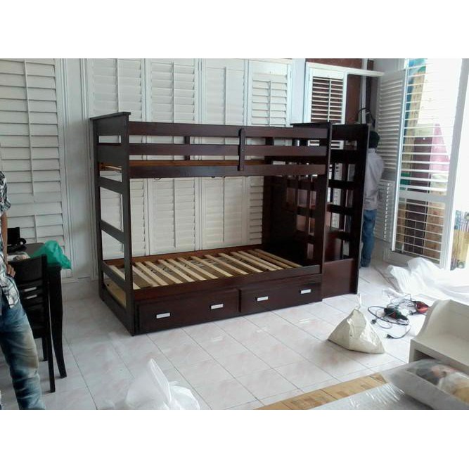 Giường 3 Tầng Ali Gỗ Tự Nhiên