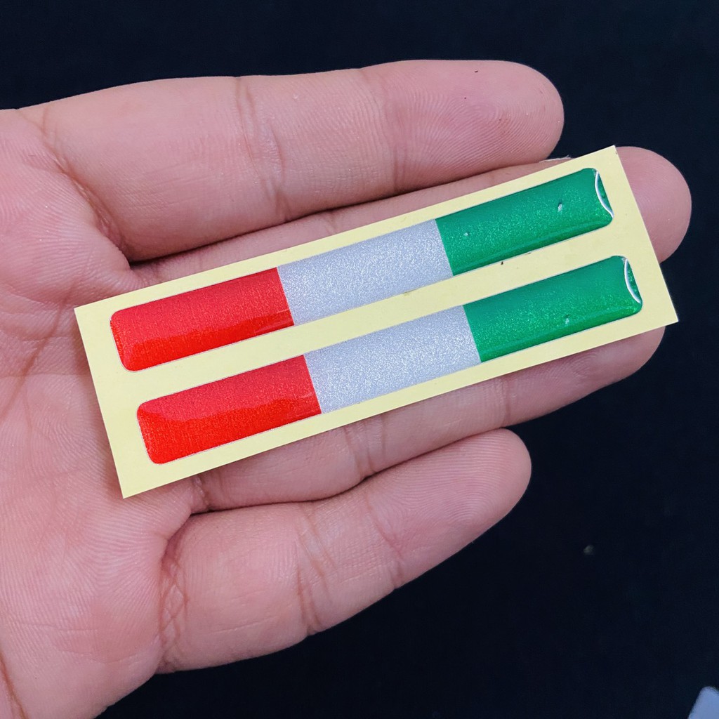 (TEM TRANG TRÍ XE MÁY) BỘ TEM TRANG TRÍ, DÁN XE PHỦ NHỰA DẺO MẪU CỜ Ý TRANG TRÍ XE SIÊU CHẤT, THỂ HIỆN ĐIỂM NHẤN