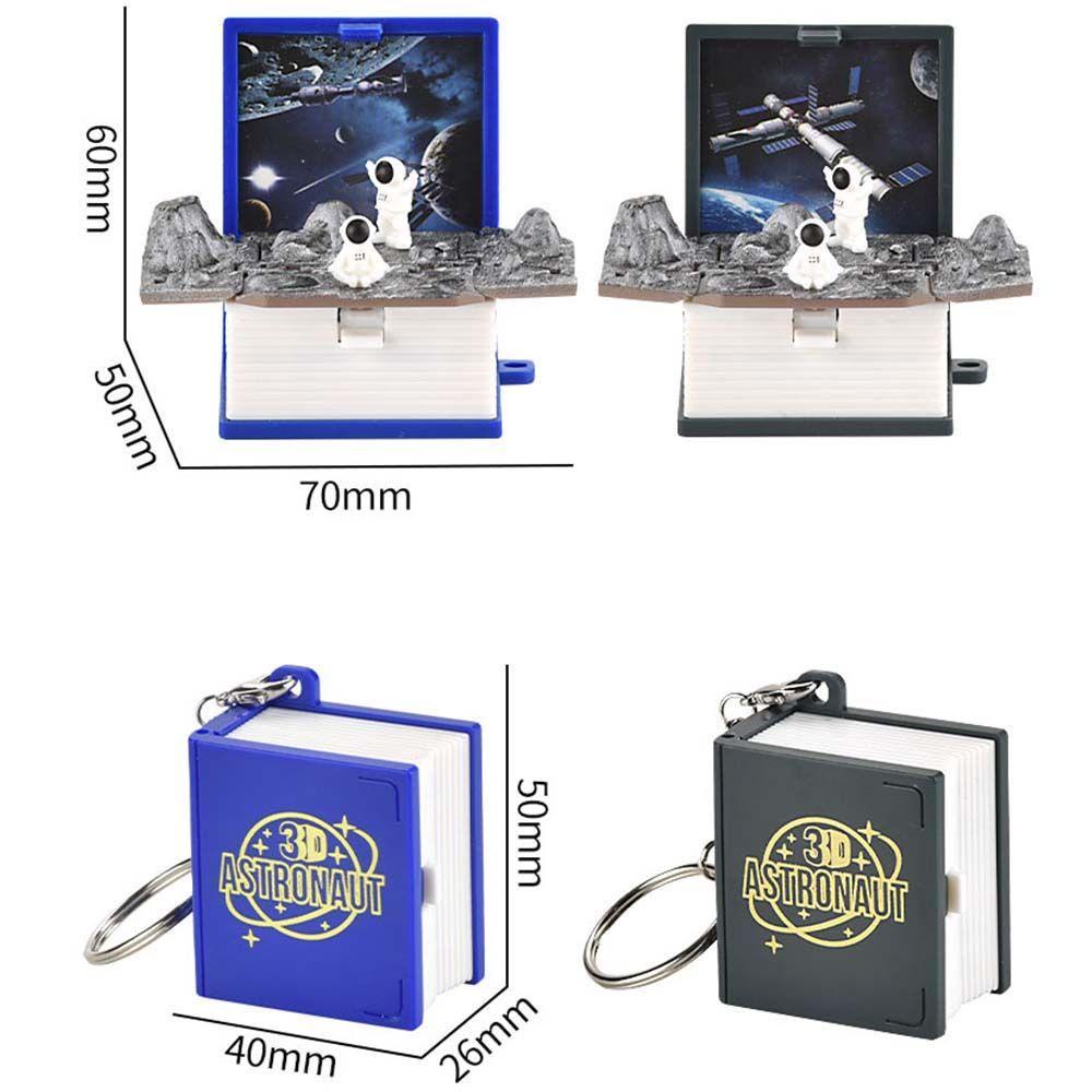 Móc Khóa Hình Quyển Sách / Phi Hành Gia / Khủng Long Mini Ngộ Nghĩnh