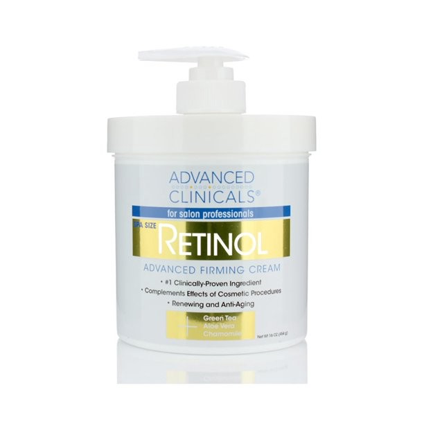 KEM DƯỠNG DA CHỐNG LÃO HÓA GIẢM VIÊM NANG LÔNG Advanced Clinicals Retinol Advanced Firming Cream (454g)