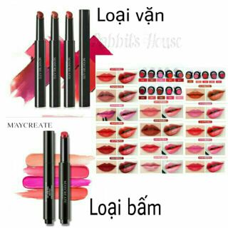 Son lì dưỡng ẩm Maycreate hàng nội địa date 2020