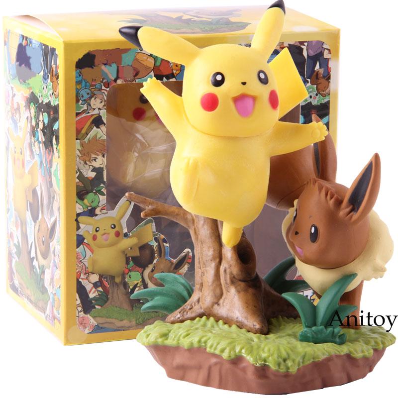 Mô hình nhân vật Pokemon vs Eevee đồ chơi