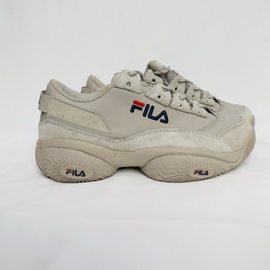 Giày thể thao Fila nam Màu Nâu Da Lộn Hàng Chính Hãng NoBox - Size 39 - fs1hta3192