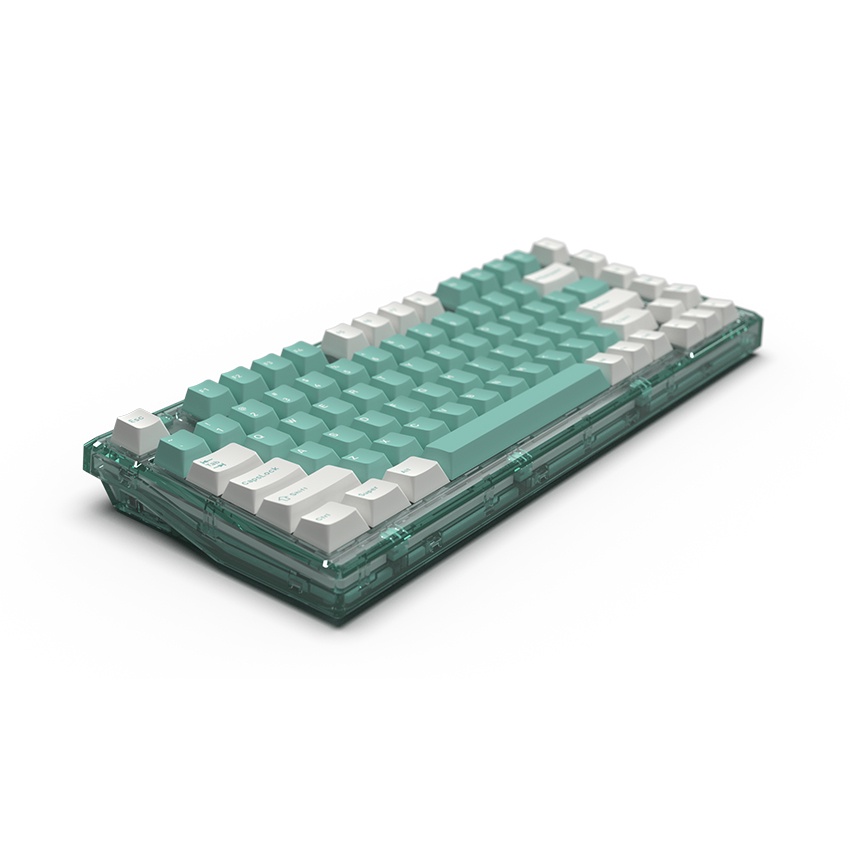 Bàn phím cơ Không dây FL-Esport Q75 Azure Green 3 Mode