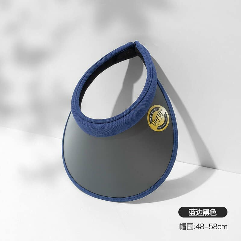 Mũ nửa đầu, lưỡi chai vành rộng chống nắng ngăn chặn tia cực tím, phong cách, cá tính đi chơi, du lịch cho nữ