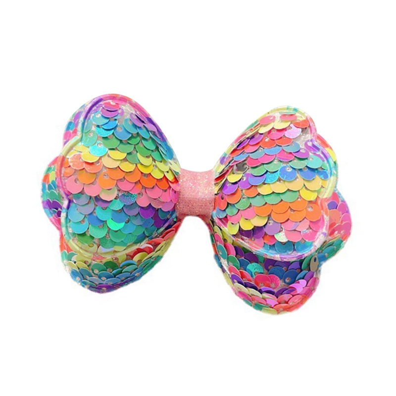 Kẹp Tóc Nơ Đính Kim Sa Lấp Lánh Cho Bé Giá Rẻ