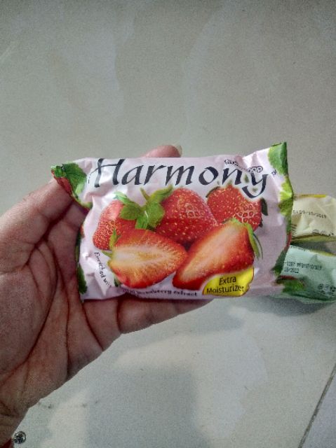 5 cục xà bông hương trái cây Harmony 75g