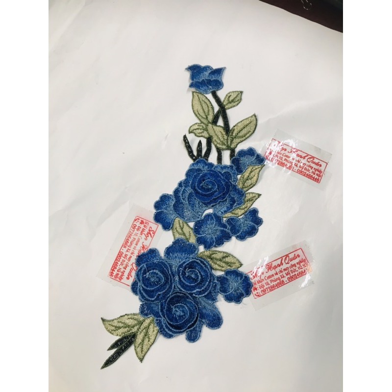 Hoa thêu cánh nổi mã h375 (Shop giao đơn tiền hàng từ 50k)
