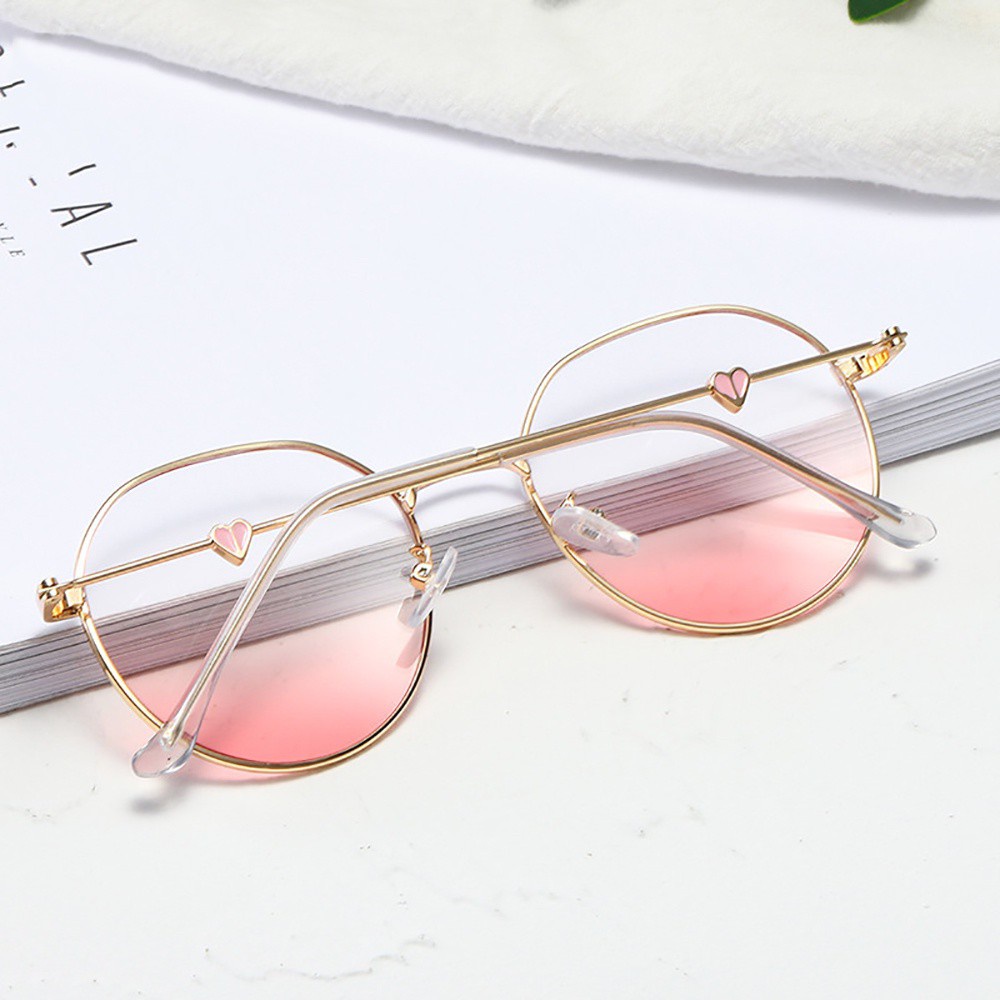 Kính Mát Gọng Tròn Nhiều Màu Sắc Siêu Nhẹ Thời Trang Cho Nữ