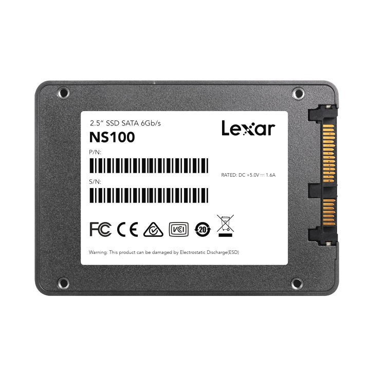 Ổ cứng SSD 2.5 inch SATA Lexar NS100 120 128 256 512GB-bảo hành 3 năm