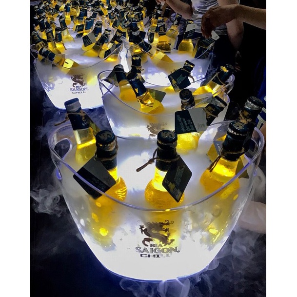 XÔ ƯỚP RƯỢU CHAMPAGNE,RƯỢU VANG BẰNG MIKA TRONG SUỐT