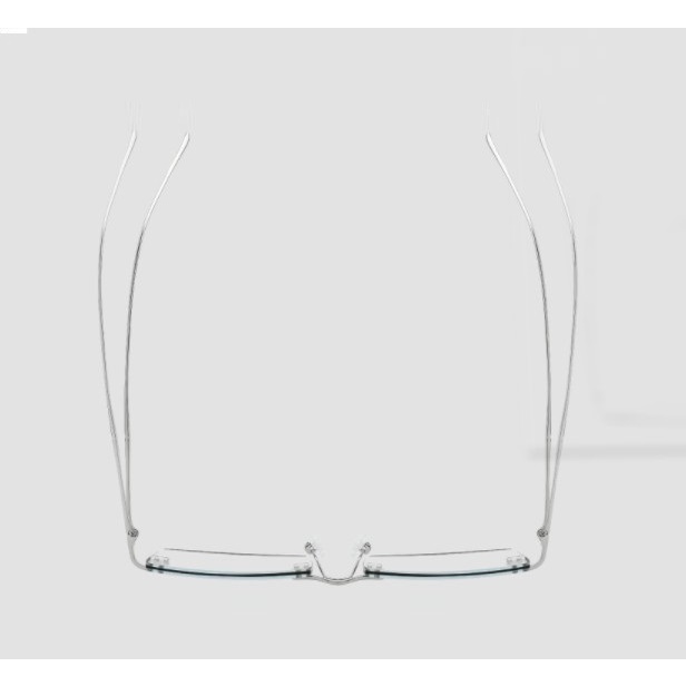 Gọng kính TITANIUM JAPAN bạc sáng cao cấp bảo hành 1-1