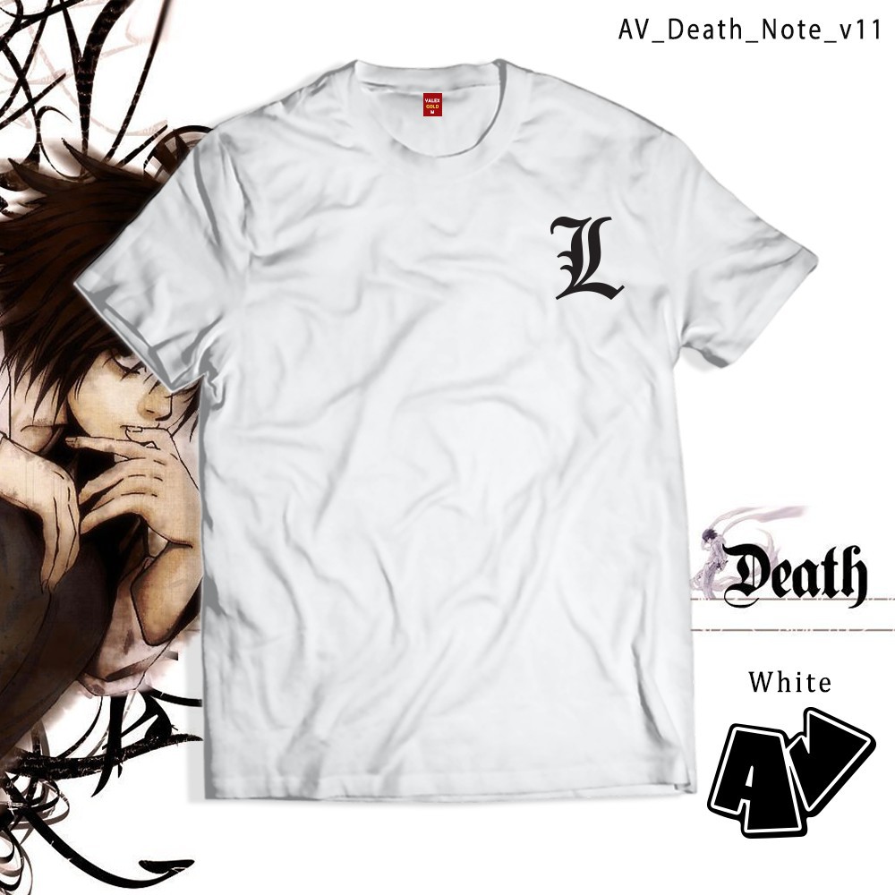 (SALE 50%) Áo thun AV Merch Death Note tshirt DeathNote shirt Supernatural L Shirt version 11 ngầu cực chất