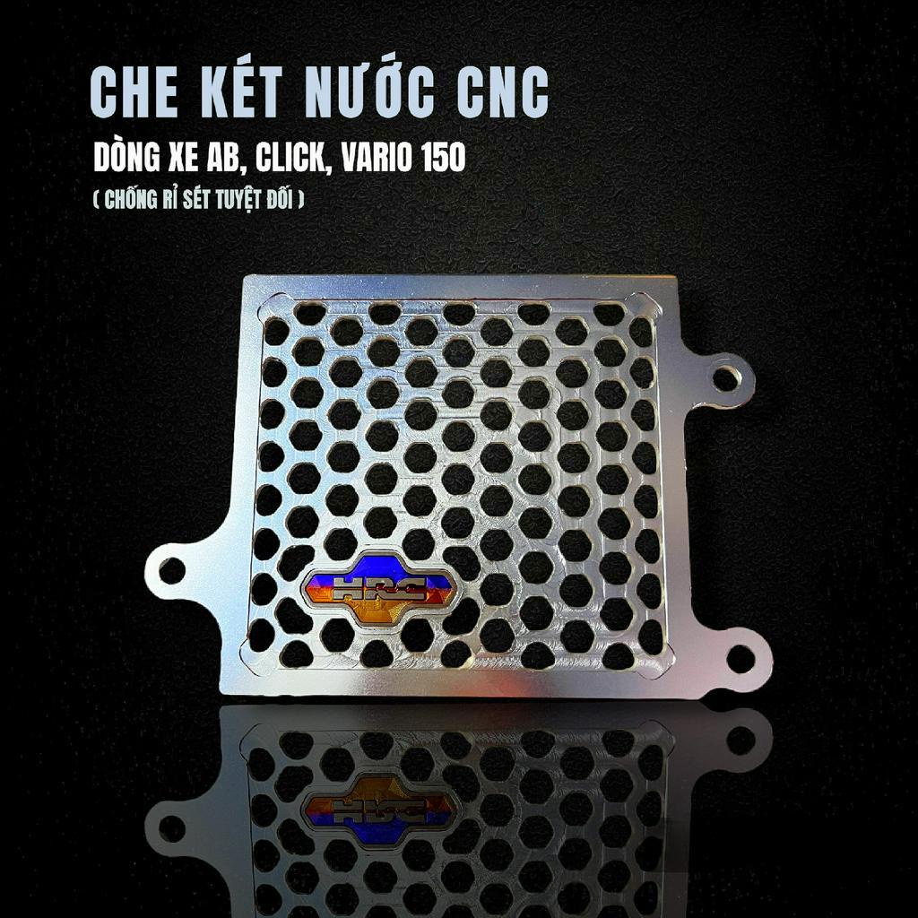 Che két nước Vario / AB / Click (tặng kèm bộ canh ốc vít) nhôm cnc dày cứng cáp, 4 góc móc rãnh, kiểu dáng tổ ong