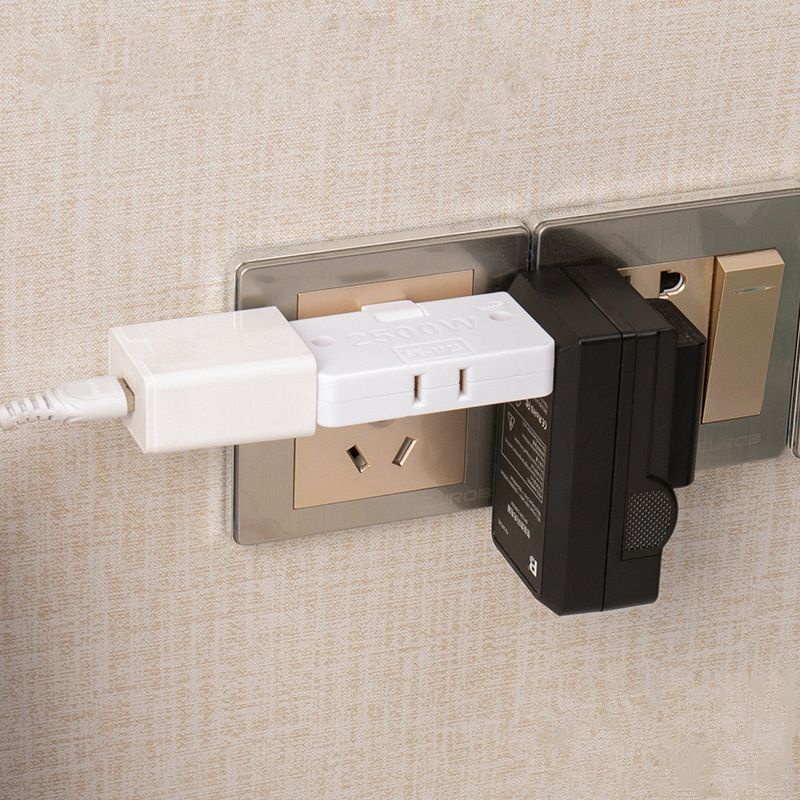 Ổ Cắm Điện Mini Chia 3 Cổng Chịu Tải Cao Tiện Lợi (c9)