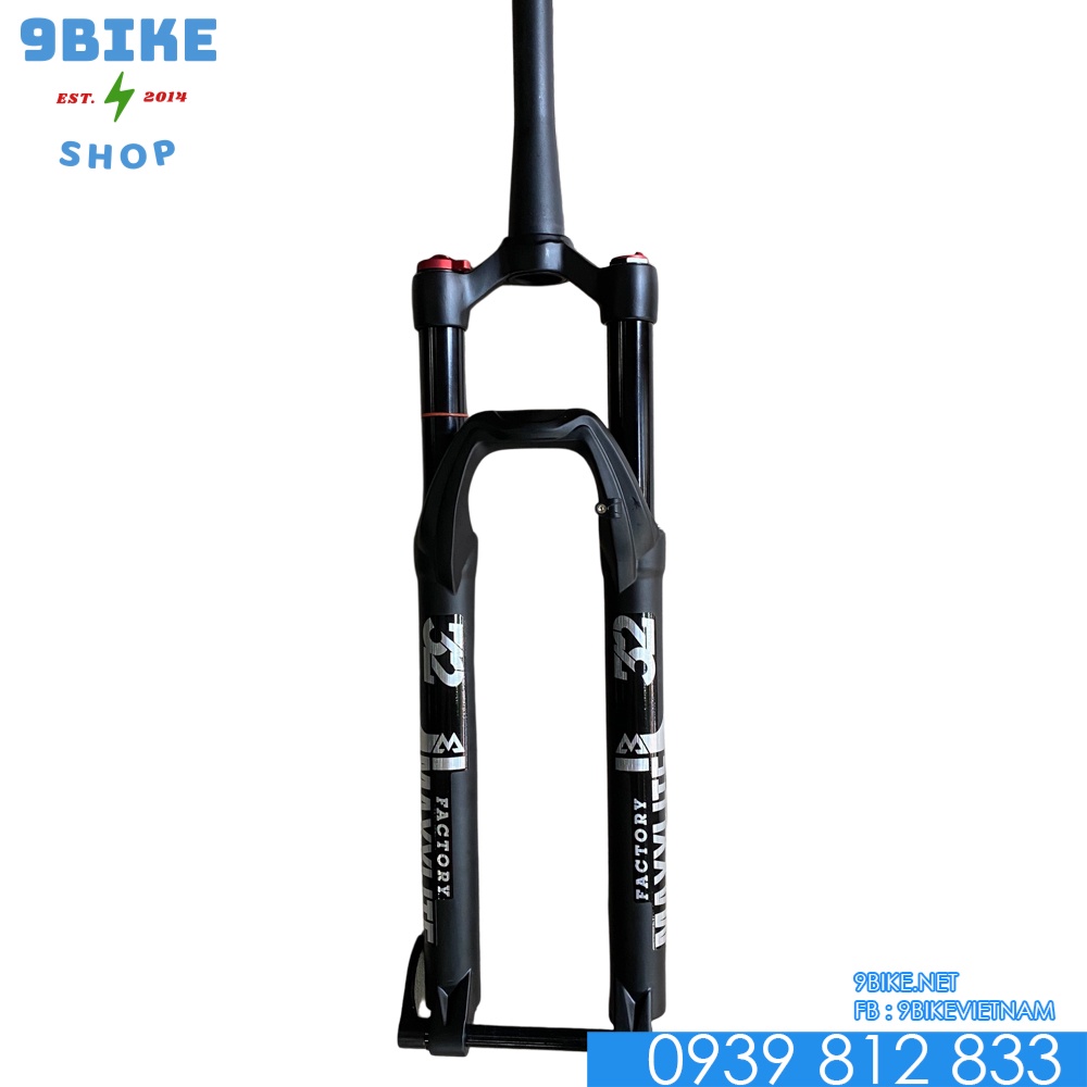 Phuộc nhún giảm xóc xe đạp thể thao bánh 29 inch Thru 15 x 100 mm hành trình 140mm