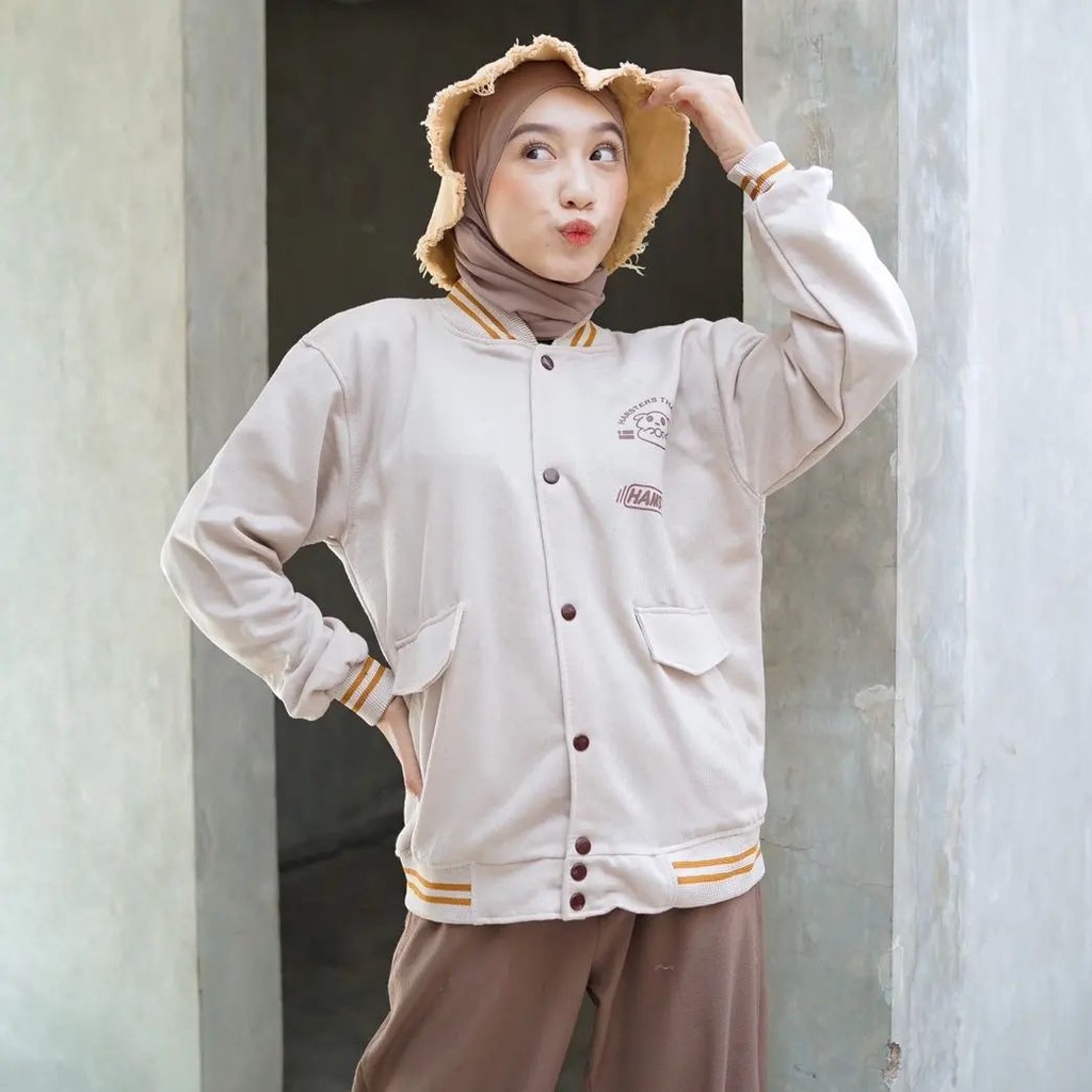 Áo Khoác Bóng Chày Cổ Thuyền Phong Cách Hàn Quốc Thời Trang Cho Nữ Bb5 Sweeter Ngọt Ngào Kpop 1105