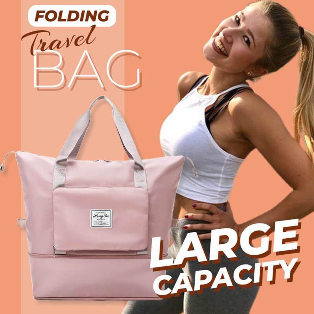 DAPHNE Yoga Sport Large Capacity Folding Travel Bag Waterproof Hand Luggage Tote Duffel Set Woman Travel Bags Crossbody For Lady &amp; Men Training Handle Handbag Shoulder Bag Gym Bags Wet and Dry Separation