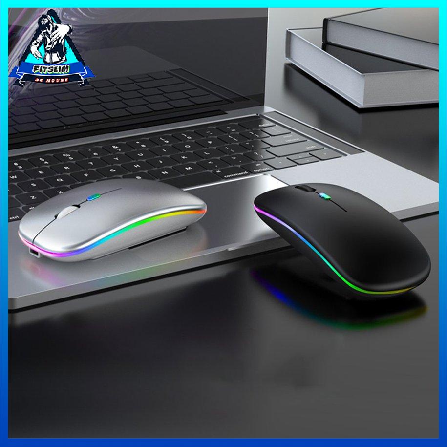 Không dây với USB có thể sạc lại chuột RGB BT 5.2 cho máy tính xách tay PC [6/20]