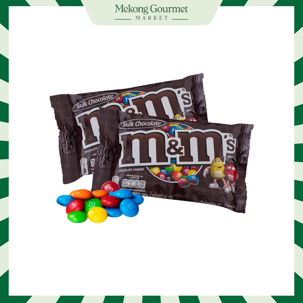 Kẹo chocolate sữa M&M 180g [Chính Hãng]