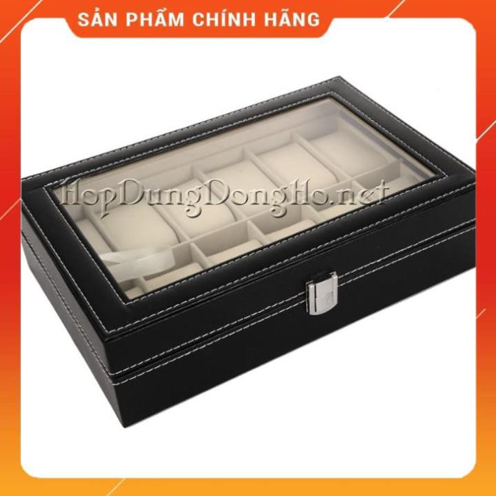 [Giảm 50%]  Hộp Đựng Đồng Hồ, Nhẫn, Hoa Tai & Kính Mát nhiều mẫu - Vỏ Da PU Cao Cấp