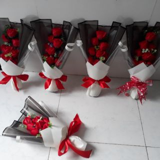 Bó hoa hồng sáp 9 bông