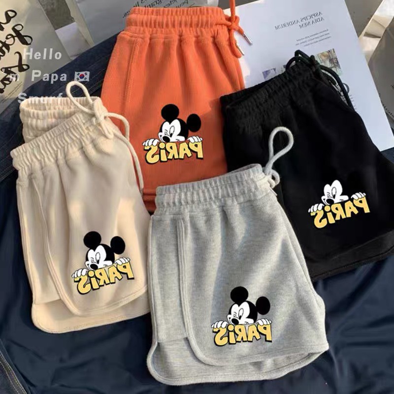Quần đùi Zip co giãn 4 chiều bé gái (24-38kg)
