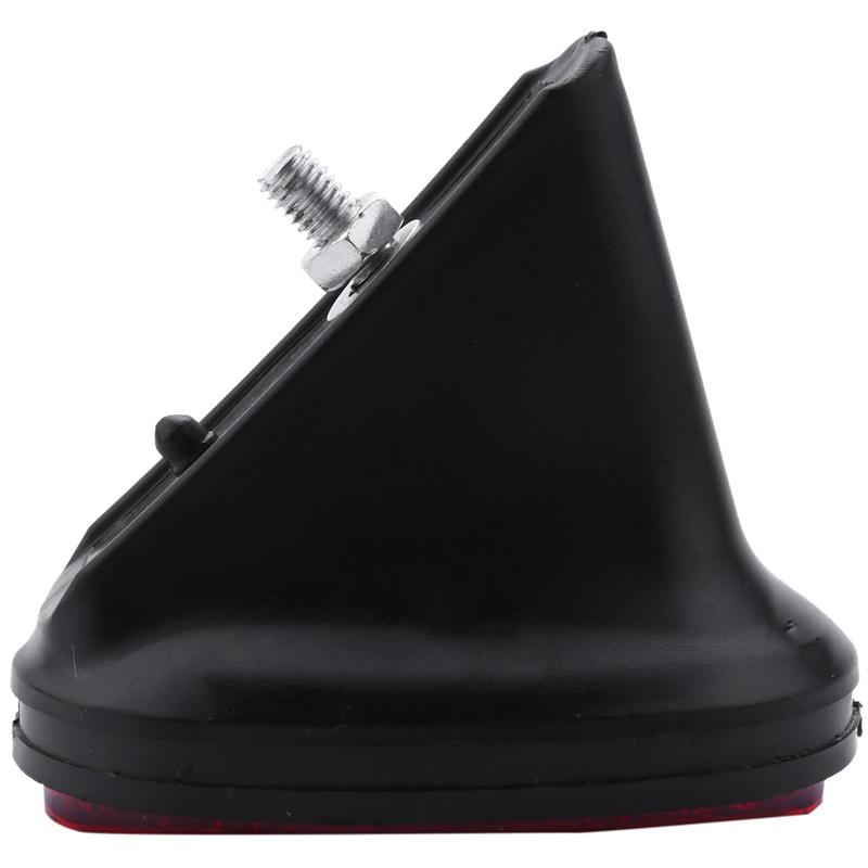 FENDER 1 Tấm Chắn Bùn Phản Quang Hình Oval Gắn Đuôi Xe Đạp Đen