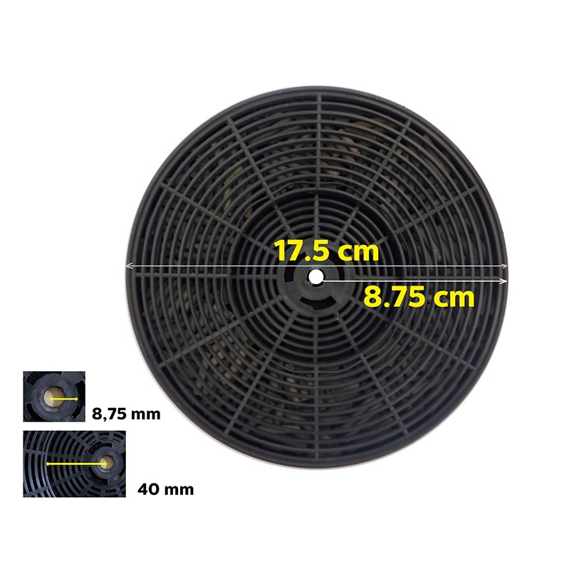 COMBO 2 Bánh than hoạt tính tự khử máy hút mùi bếp