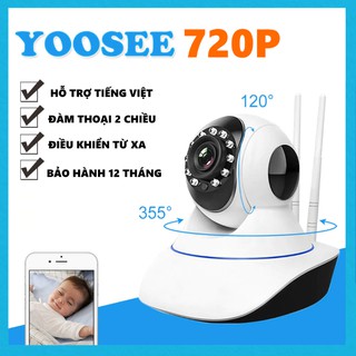 Camera ip thông minh dùng app yyp2p/yoosee 2 ăng-ten a9ls 720p