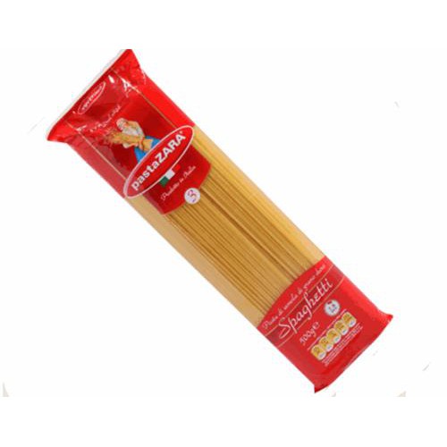Mỳ Ý sợi vừa Pasta ZARA Spaghetti số 3 – gói 500g