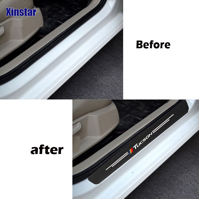 Set 4 miếng dán bảo vệ cửa xe hơi Hyundai Tucson 2021 2020 2019 2012-2018