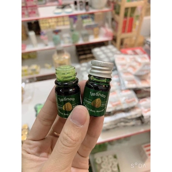 01 Lọ Dầu Lá Bồ Đề Po Thong 5ml Thái Lan Chính Hãng