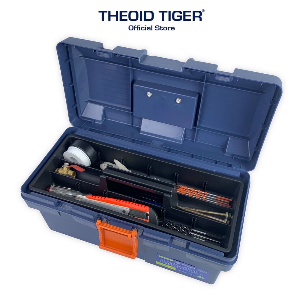 Thùng Đựng Đồ Nghề Sửa Chữa Theoid Tiger Hộp đựng dụng cụ cầm tay có 4 kích thước sử dụng Đa Năng - Hàng Chính Hãng