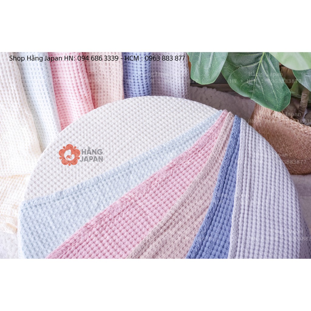 Chăn lưới sợi tre kháng khuẩn BUNEE Bamboo Blanket kích thước 100*120cm cho bé hàng chính hãng