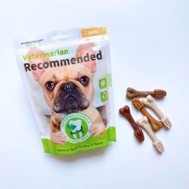 Xương gặm sạch răng yaho cho chó thú cưng