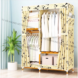 TỦ VẢI KHUNG GỖ PHÚC KHANG